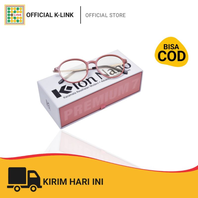 Kacamata K-Ion Nano K Link Premium 7 Original Kacamata Terapi Ion Nano 7 Bulat
