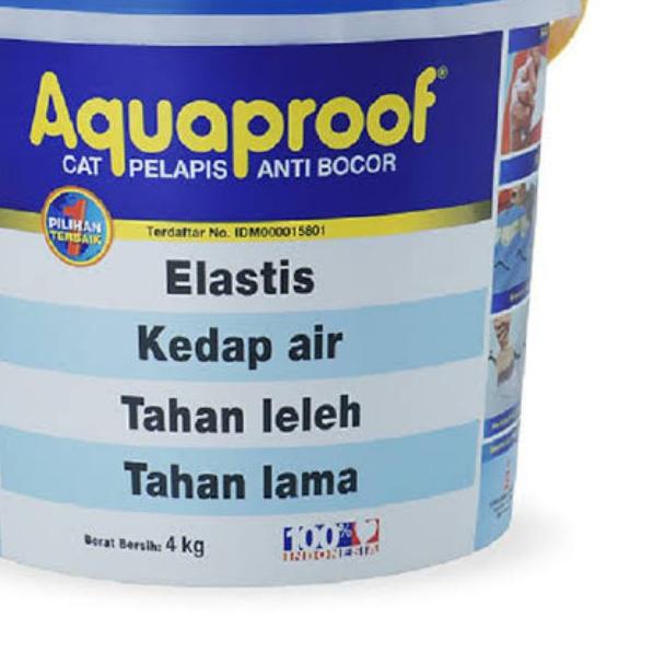♥ CAT TEMBOK/WATERPROOF/ANTI BOCOR AQUAPROOF 1 KG (READY SEMUA WARNA) ♩
