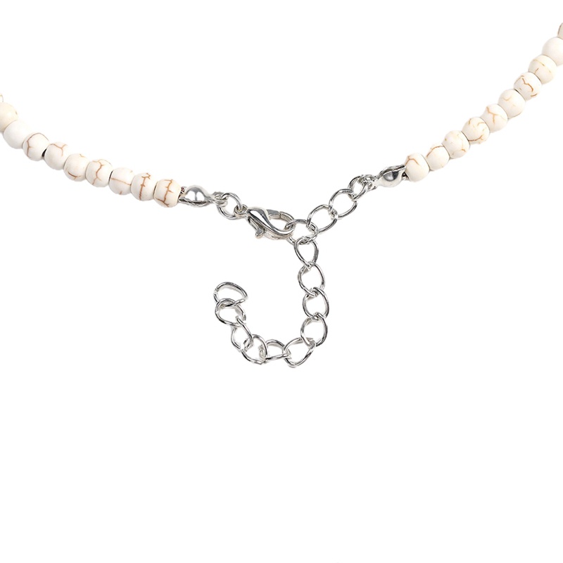 Kalung Choker Liontin Manik-Manik Bintang Laut Kerang Batu Alam Gaya Bohemian Untuk Wanita