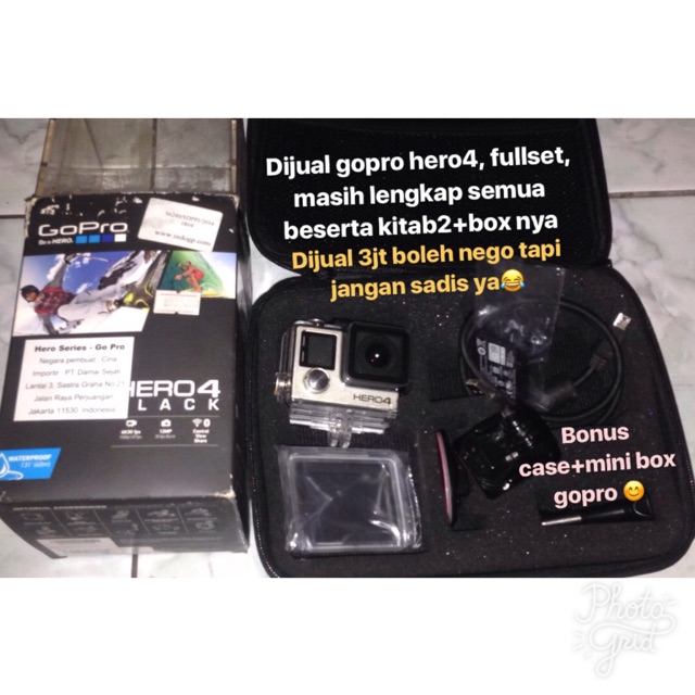 Gopro hero4 second nego