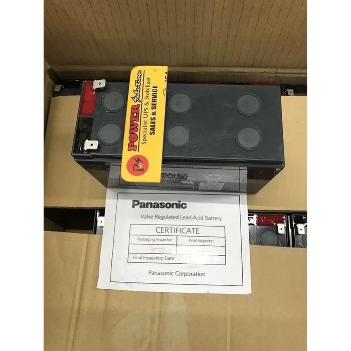 Aki baterai kering Battery Panasonic 12v 7Ah aki ups panasonic 7,2Ah