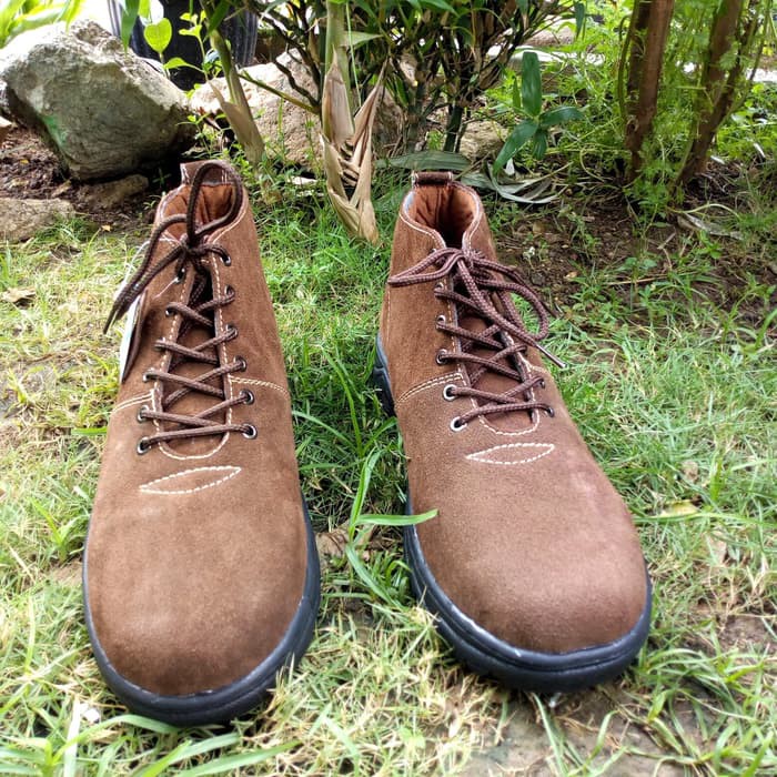 Sepatu Boot Pria Kulit Asli Rasheda Dr 14 Big Size