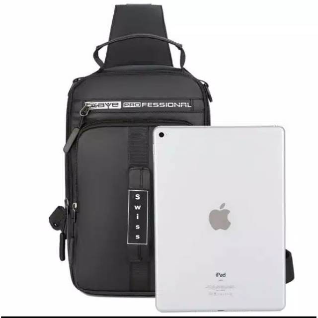 Tas Selempang Pria Keren Multifungsi Waistbag  Charge Fashion Slempang TS702