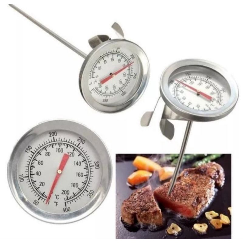 THERMOMETER MASAK MEKANIK UKUR SUHU PANAS MINYAK GORENG MAKANAN MINUMAN