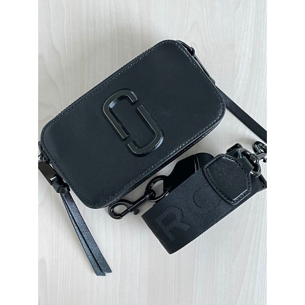 Preloved Marc Jacobs Snapshot Camera Bag in All Black DTM