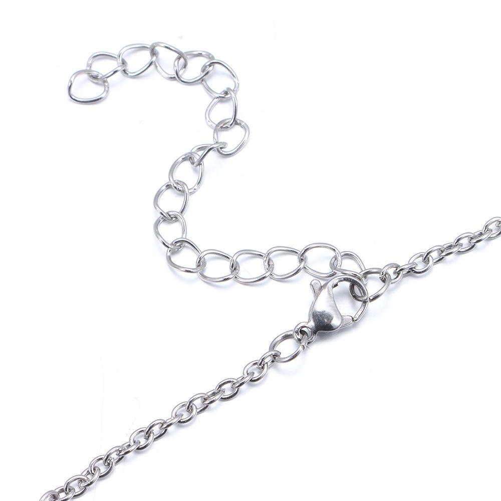 R-flower Bear Pendant Kalung Untuk Wanita Gadis Link Hadiah Pesta Pendant Choker
