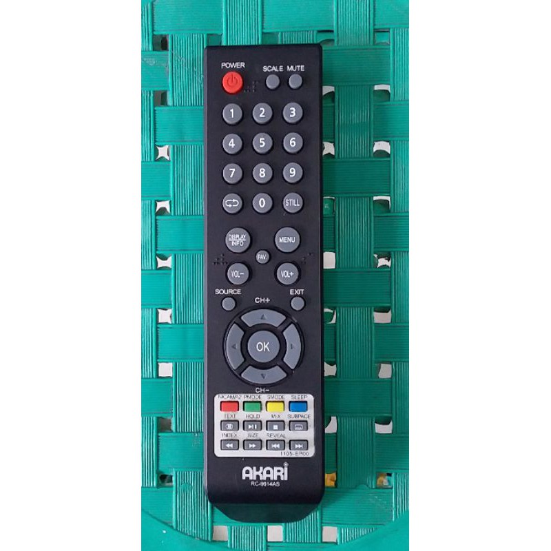 REMOTE DVD PLAYER AKARI SERI RC 9914 AS ORIGINAL