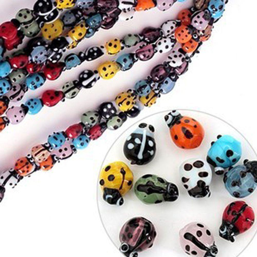 AUGUSTINA Ladybug DIY Fashion Wanita&amp;Men 20pcs