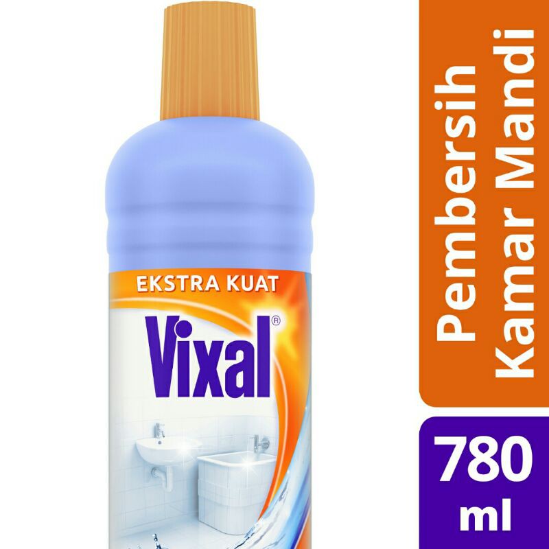 Vixal Pembersih Ekstra Kuat 780Ml- Porselen Kamar Mandi, Toilet