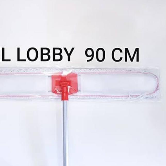 pel lobby 90 cm dragon / pel debu /Alat Sapu pel panjang / pel lobby dragon