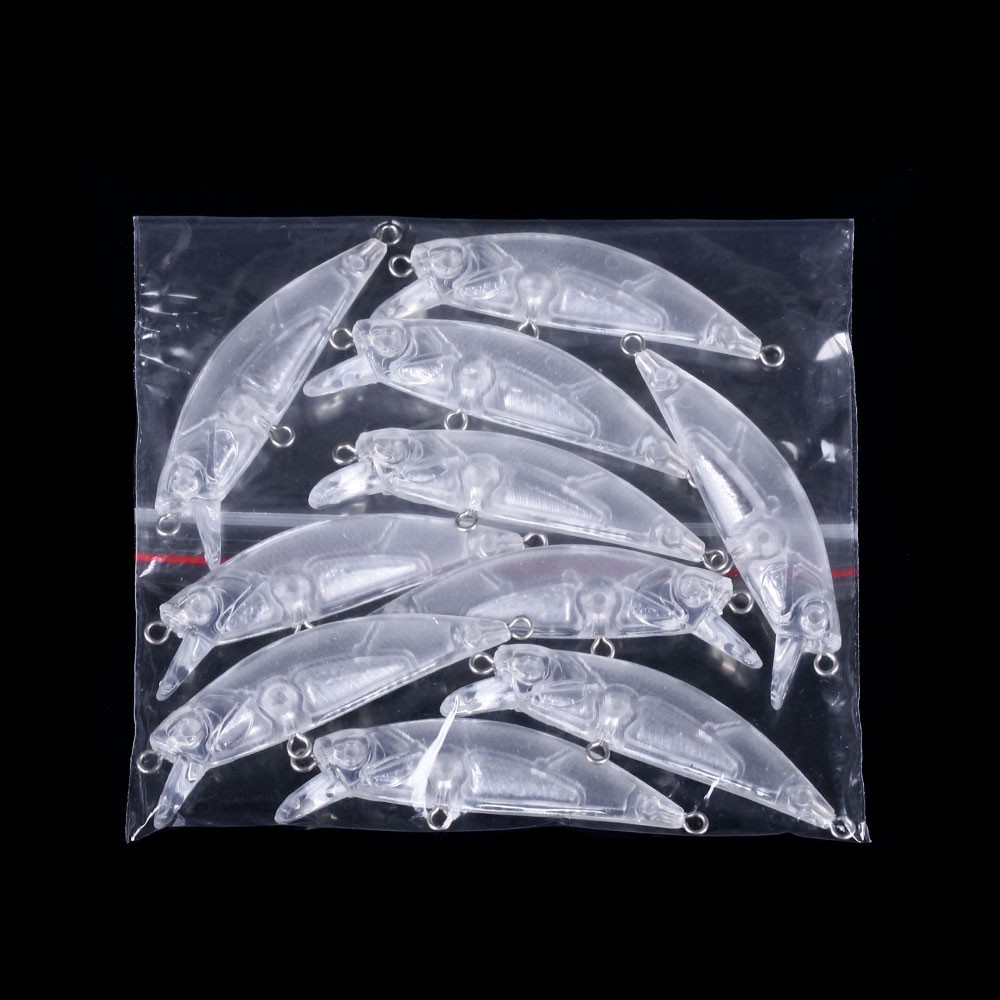 Hengjia 500pcs blank Fishing Lures Unpainted Hard Baits