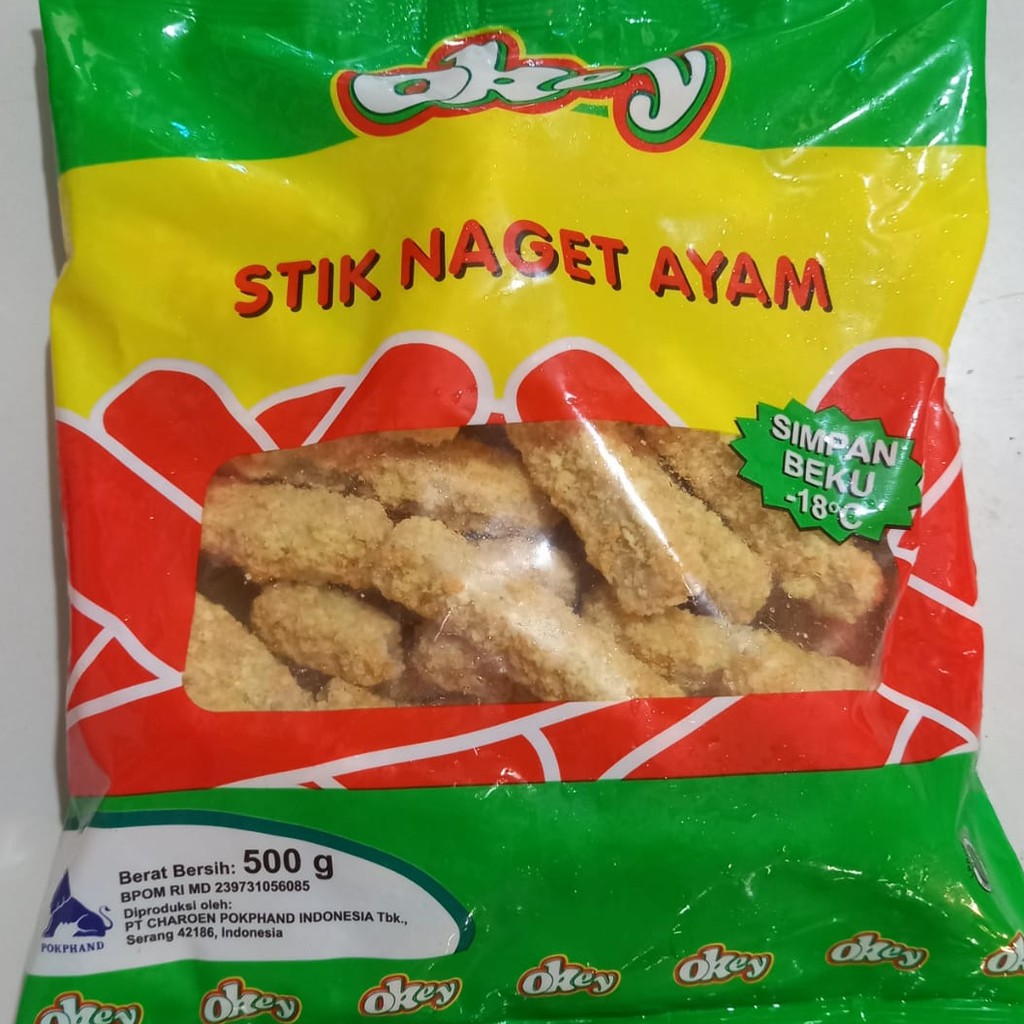 

Okey stick chicken nugget / naget ayam stik 500 Gram