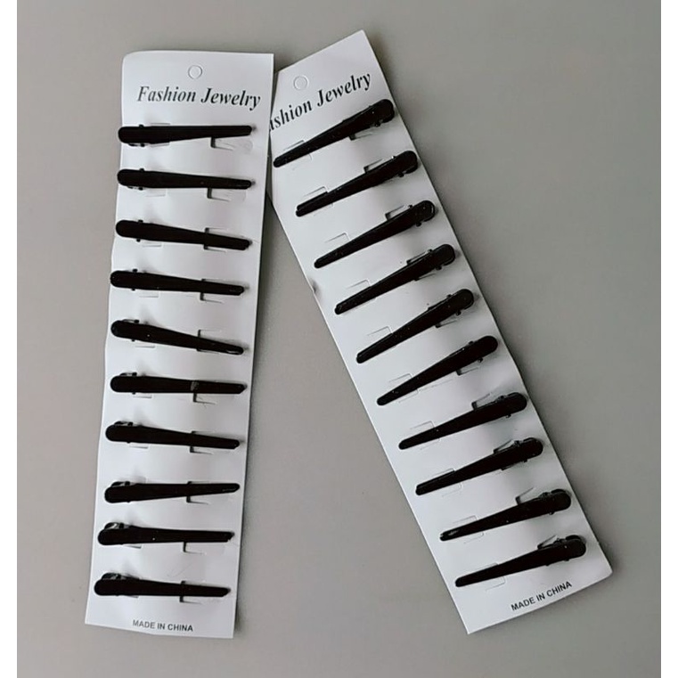 1 pcs Jepit Rambut Hitam jepit rambut bebek Kecil