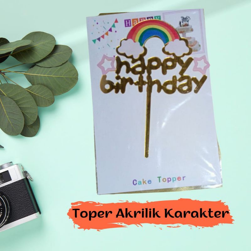Toper akrilik karakter, Topper Akrilik, Topper Cake