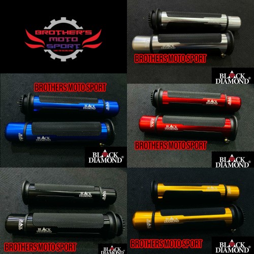 OTOMOTIF AKSESORIS MOTOR HANDGRIP BLACK DIAMOND NMAX 155 AEROX LEXI XMAX NMAX NEW AEROX NEW