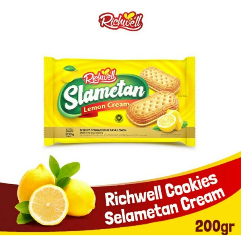 

Richwell slametan lemon cream 200 gram