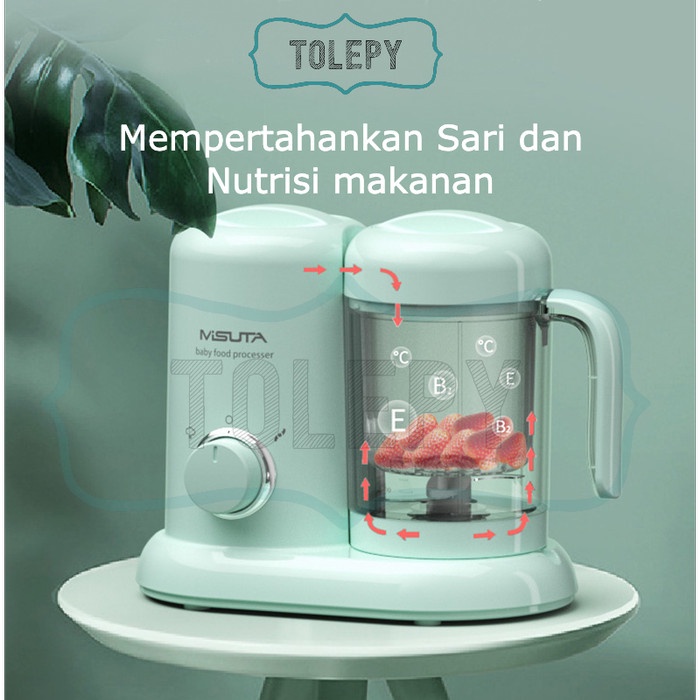 Baby Food Maker 2 in 1 Baby Food Maker Pembuat Makanan Bayi Food Processor Bayi