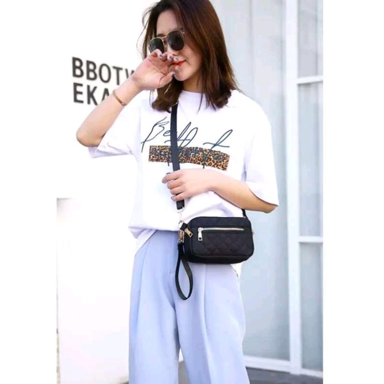 Alikanpstore / Tas selempang wanita / kekinian sling bag remaja rantai cewek terbaru / Tas wanita Bi