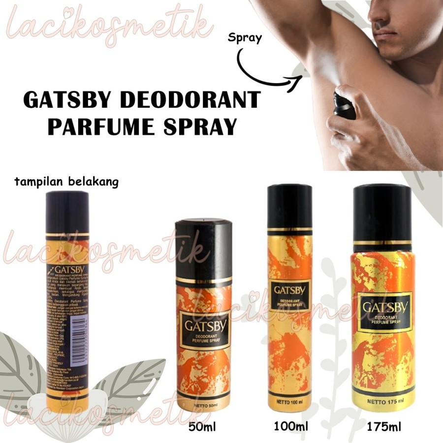 ✨LACIKOSME✨ GATSBY DEODORANT PARFUME SPRAY SPLASH COLOGNE - EAU DE TOILETTE COOL DEODORANT ROLL ON SPRAY