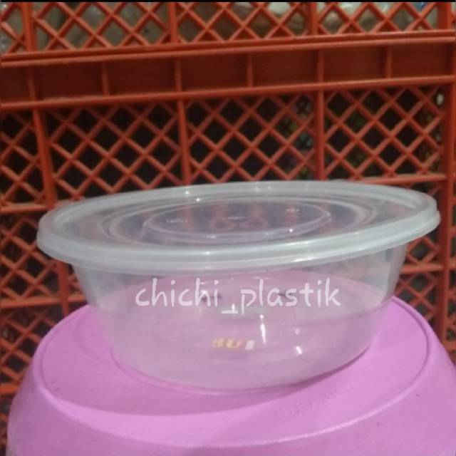 Thinwall food container 800ml / Kotak Makan Bening / Mangkok plastik / Mangkok Bening