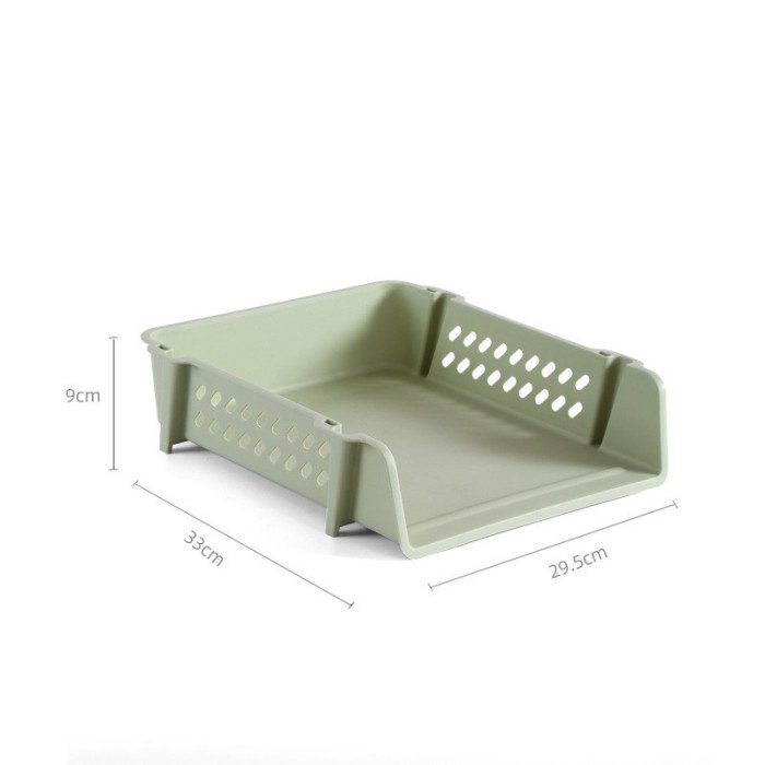 PROMO! BISA COD! RAK Halu Rak Susun Rak Dokumen File Kantor Organizer Sebaguna HSB160 - Hijau BUKU S