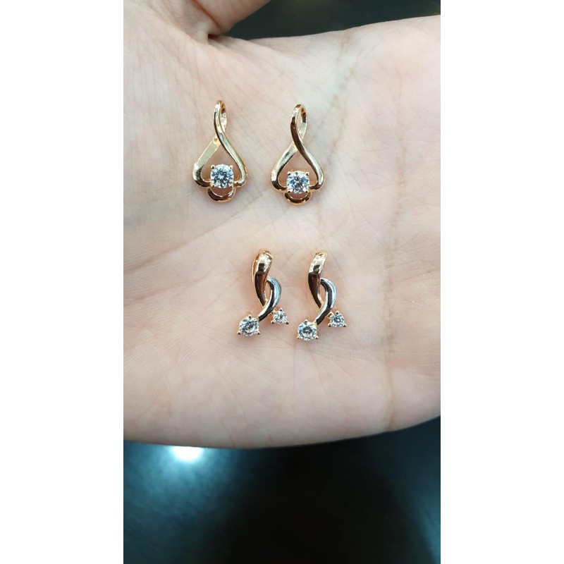 Liontin tlusup permata emas asli kadar 375