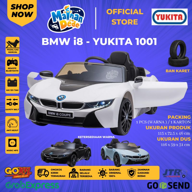 Mainan Anak Mobil Aki Yukita 1001 BMW i8 COUPE / UK 786