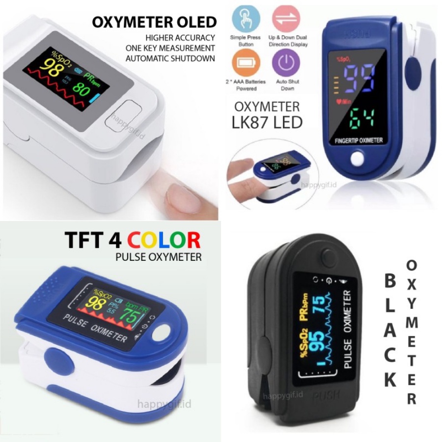 OXIMETER ALAT PENGUKUR OKSIGEN Fingertip Pulse TFT LK87 89