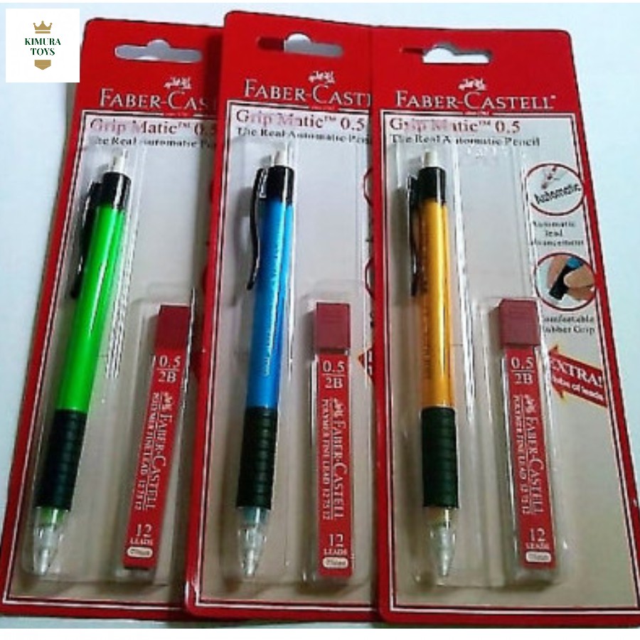 

PENSIL MEKANIK GRIP MATIC 0.5 FABER CASTELL