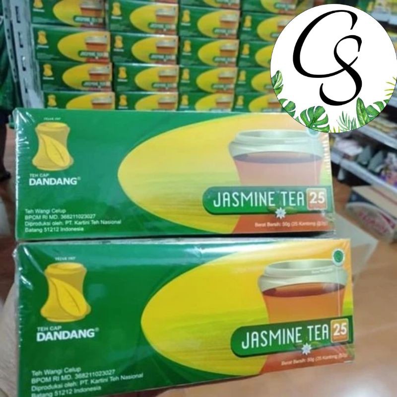 

teh dandang jasmine tea teh celup 1box isi 25 bag tea