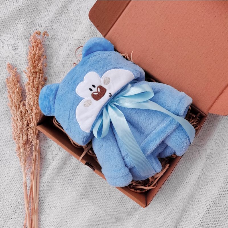 hampers bayi /kado bayi/ gift box-Monkey blue