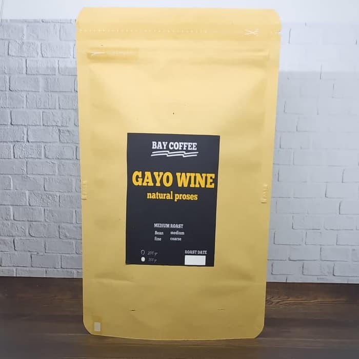 

Kopi GAYO WINE natural proses 200 gram