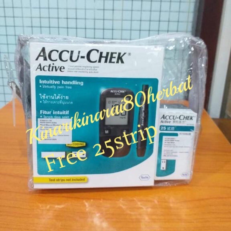 

Accuchek Active accu-chek 100% Asli German..Alat cek gula darah akurat cek diabetes