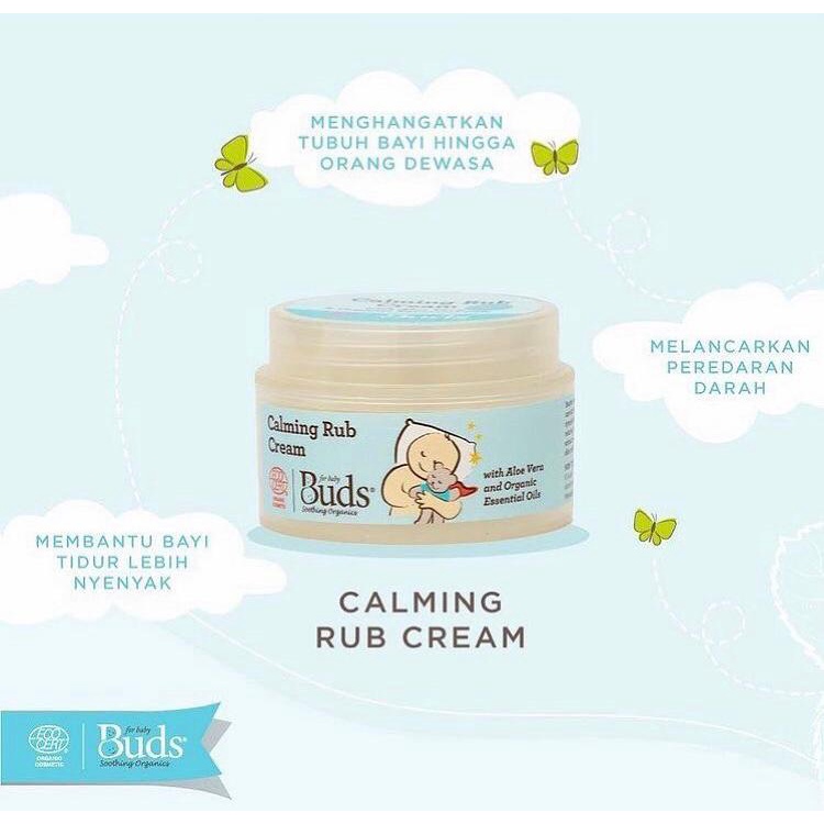 Buds Organics - Calming Tummy Rub Cream 30ml