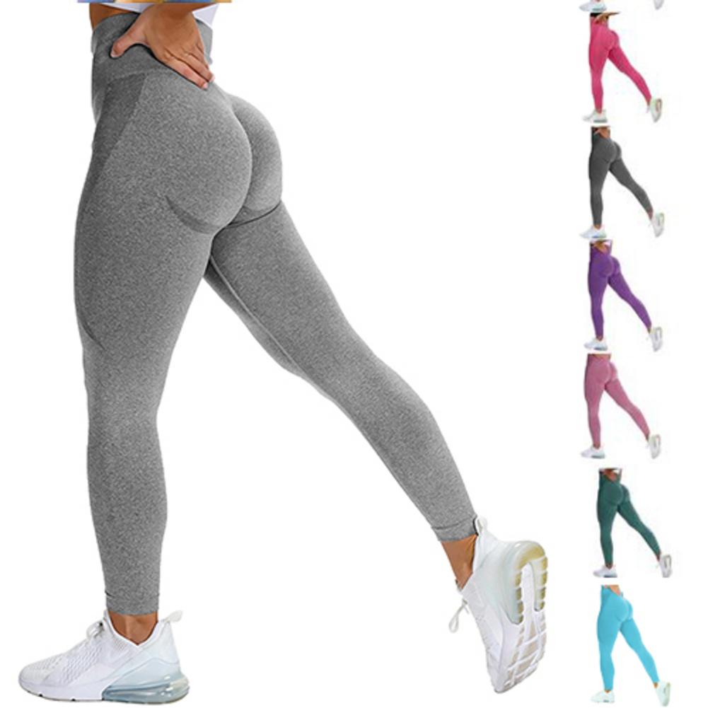 High Waist Seamless Leopard Print Yoga Pants Fitness Running Butt