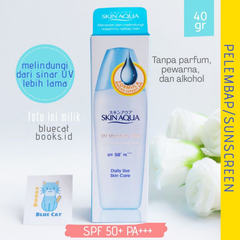 Skin Aqua SPF 50 / Skin Aqua Sunscreen SPF 50 PA +++/Sunblock Skin Aqua Wajah 50 SPF