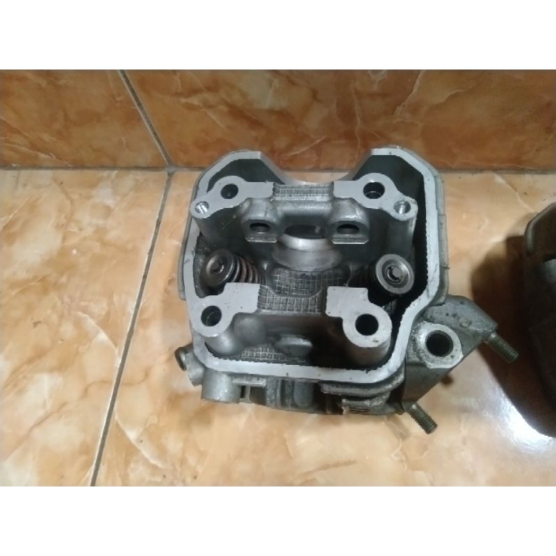 Jual cylinder head kondisi standar copotan Jupiter Z1 injeksi | Shopee