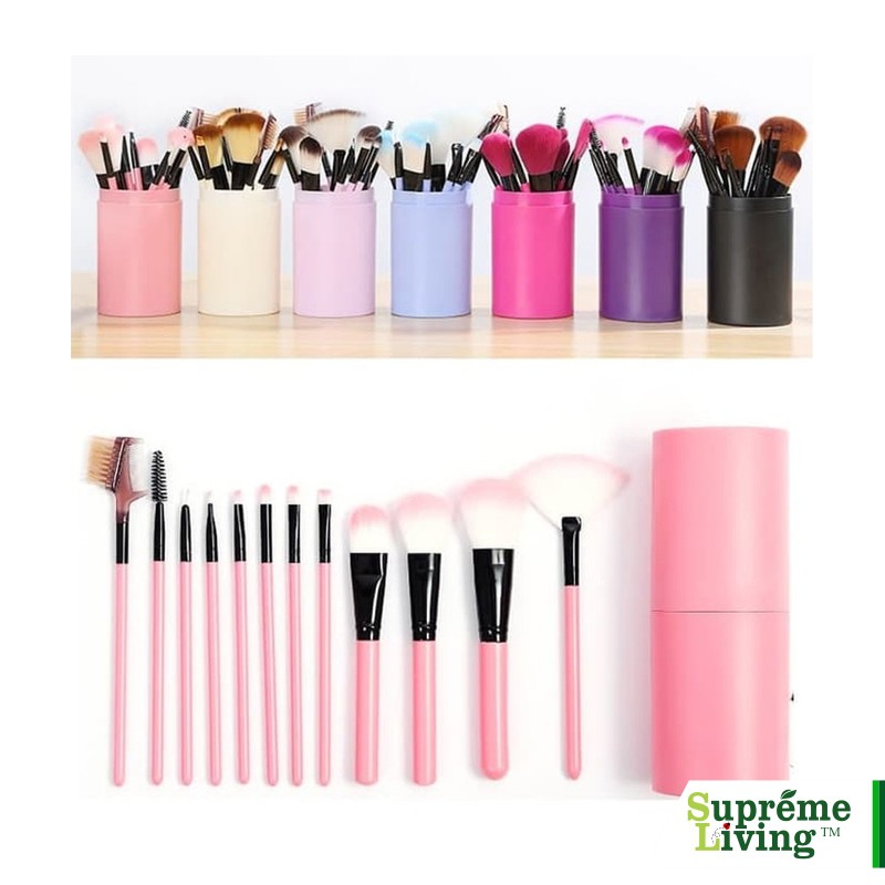 Kuas Make Up Brush Tabung 12 Fungsi in Tube