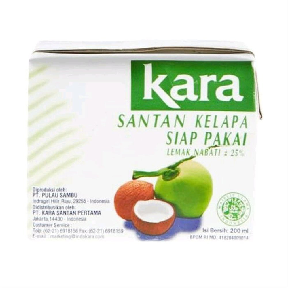 

Kara Sun Kara Santan Instant Hijau 200mL