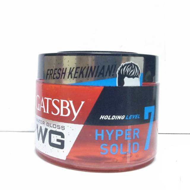 GATSBY WG HYPER SOLID MERAH 300G WATER GLOSS / MINYAK RAMBUT GATSBY