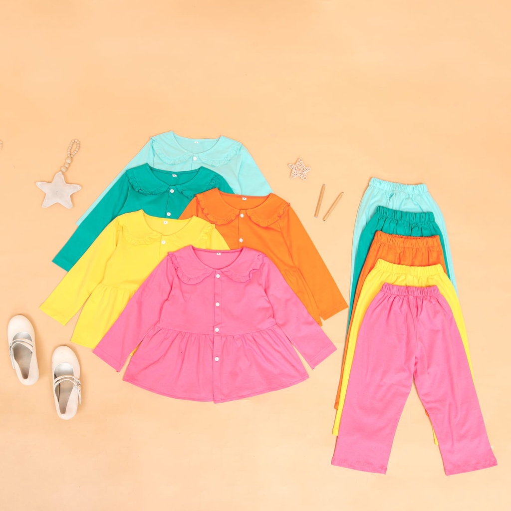 SET BEAUTIFUL - Long Suit Anak 2-10 Tahun | Setelan Anak Perempuan | Setelan Anak