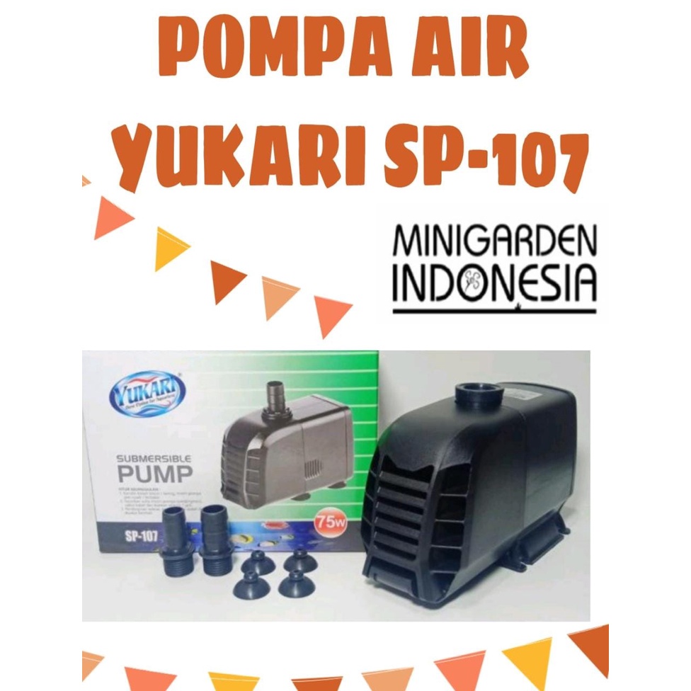 YUKARI SP-107 SUBMERSIBLE PUMP POMPA AIR CELUP FILTER AQUARIUM KOLAM