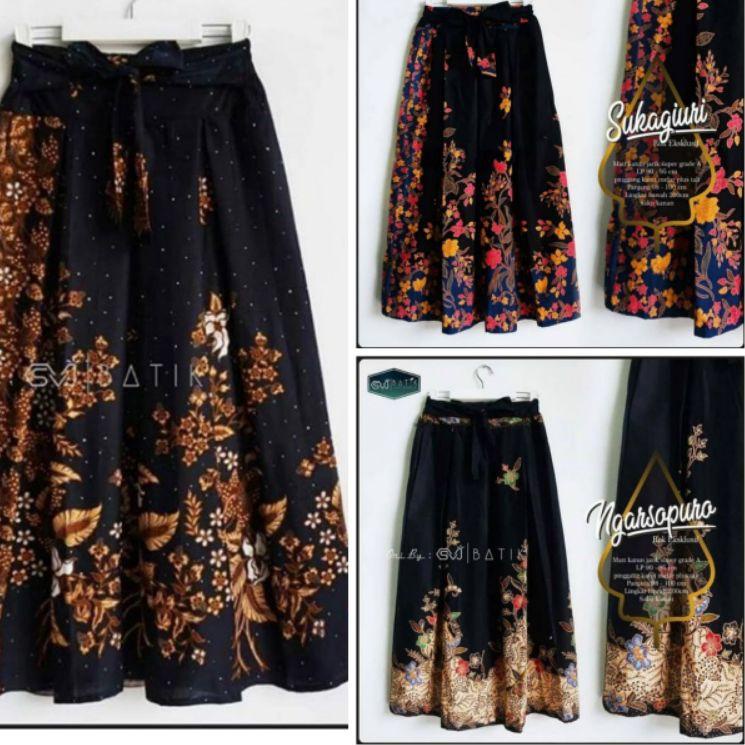 Paling Dicari.. ROK BATIK PAYUNG PANJANG PREMIUM ROK BATIK JUMBO BAWAHAN BATIK ROK BATIK KARET ROK E