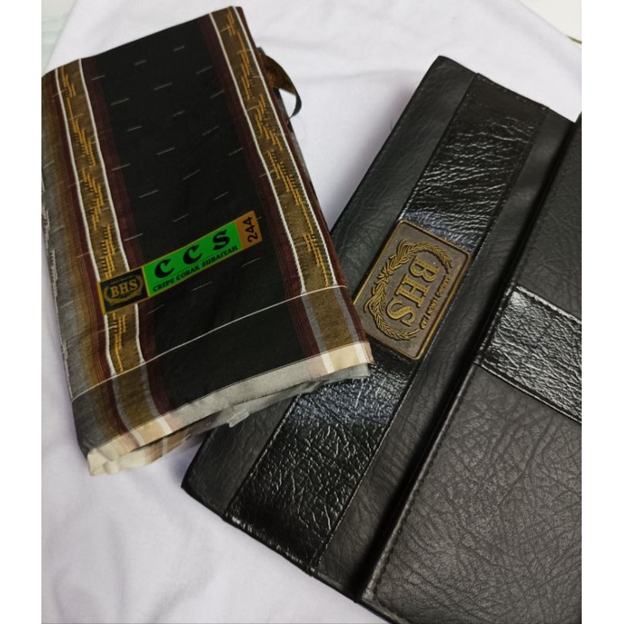 sarung bhs ccs gold full sutra 210 Spunsilk. spesial wrna hitam