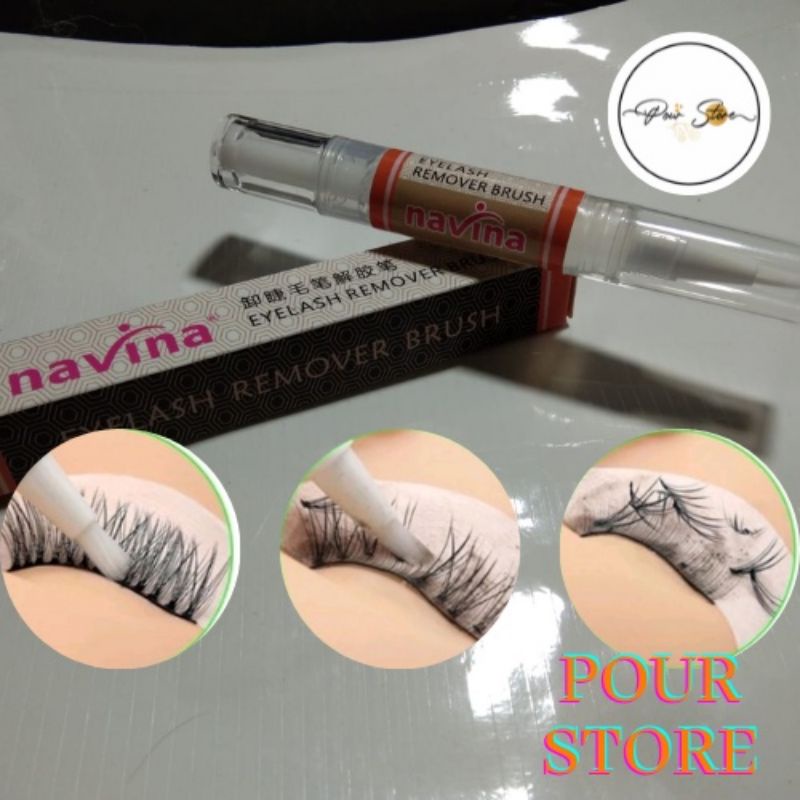 Remover Lem Bulu Mata Extension Navina Ukuran 10ml Kualitas Tinggi - Pelepas Bulu