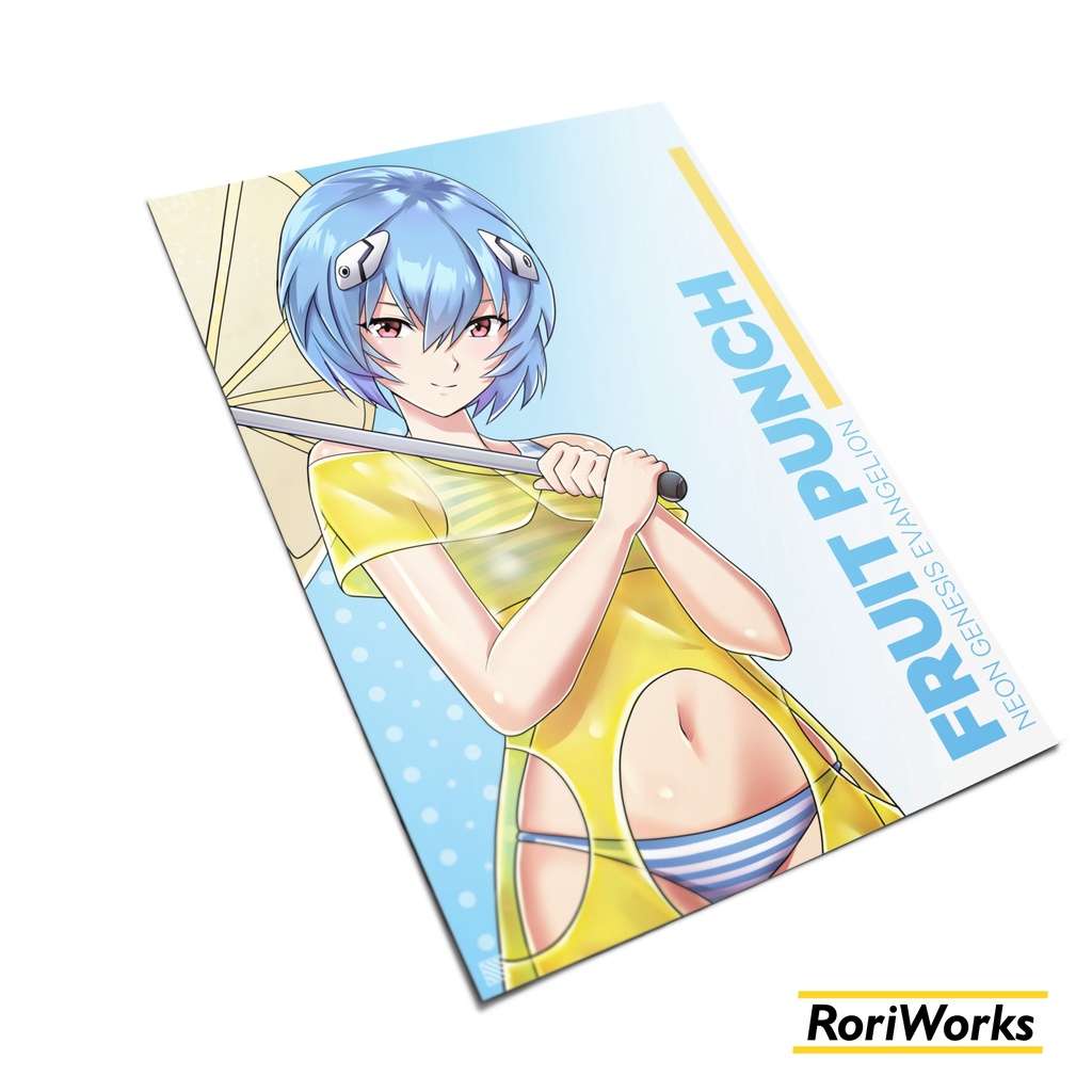 Poster Anime - Rei Fruit Punch Evangelion