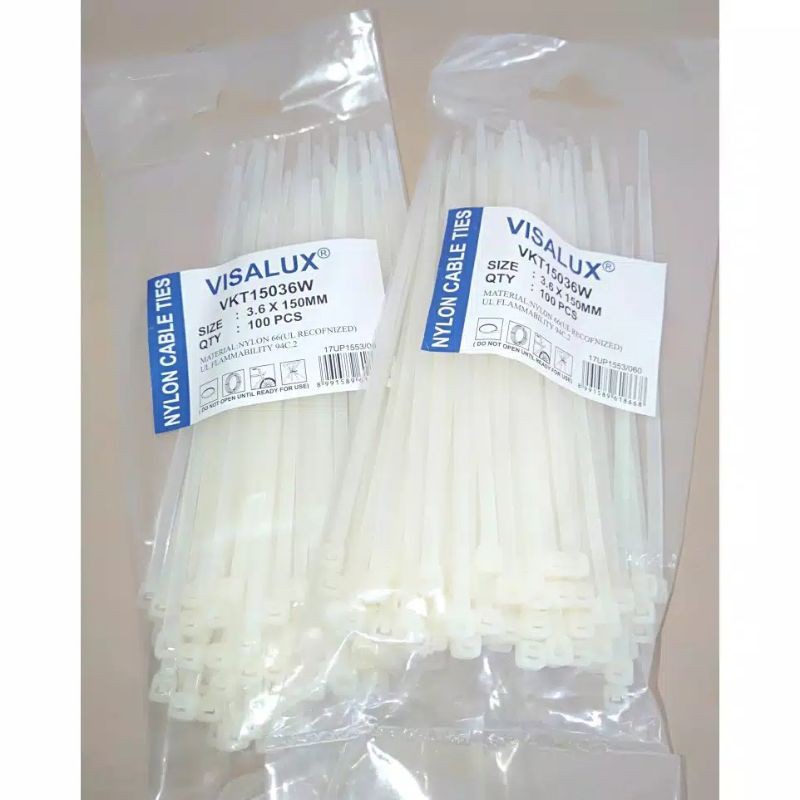 KABEL TIES TIS 100 , 150 , 200 , 250 , 300 ISI 100 PCS CABLE TIE TIS NYLON PENGIKAT KABEL