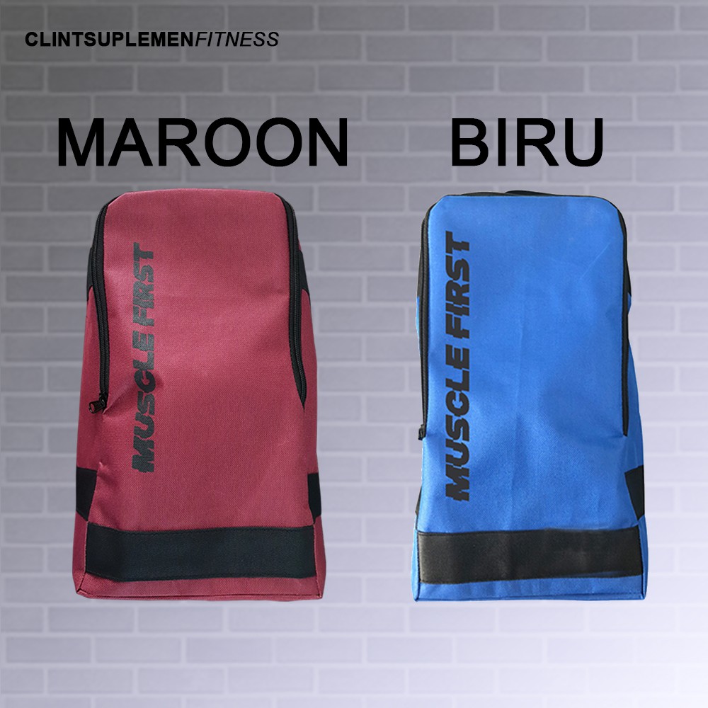 MUSCLE FIRST shoes bag tas sepatu / tas fitness / tas gym bahan tebal