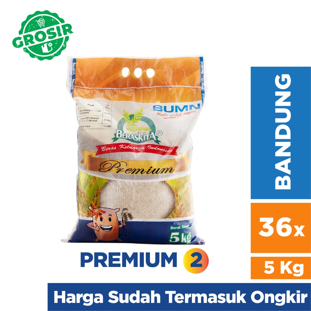 Beras Kita Premium II 5Kg x 36Pack - BDG