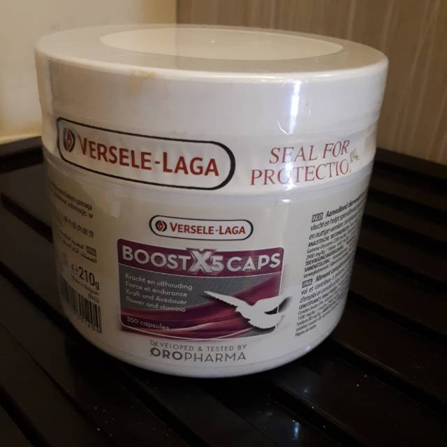 Boost X5 caps - VERSELE LAGA - Vitamin merpati isi 350 capsules